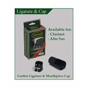 J Michael Clarinet Leather Ligature &amp; Mouthpiece Cap