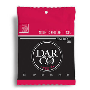 Darco Acoustic 80/20 Bronze Medium Guitar String Set (13-56)