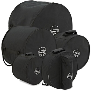 Padded Mapex gig bags for drum kit 