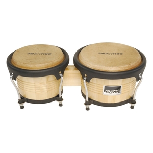 Drumfire 75" and 85" Deluxe Wood Bongos (Natural Gloss)