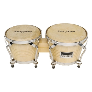 Drumfire 65" and 75" Wood Bongos (Natural Gloss)