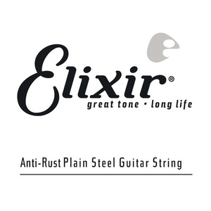 Elixir 13015 Anti-Rust Plain   Steel Single Stri