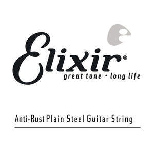 Elixir 13017 Anti-Rust Plain   Steel Single Stri