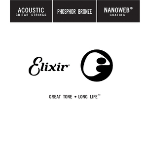 Elixir 14126 Nanoweb Single  .026 Phosphor Bronz