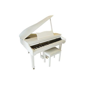 Adagio GDP6320 Baby Grand Piano Digital Piano– Polished White (inc Bench)