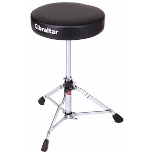 Gibraltar 5600 Series Double Braced Round Drum Throne in Black