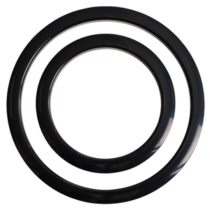 Gibraltar Port Hole Protector 4" Black Finish - Pk 1