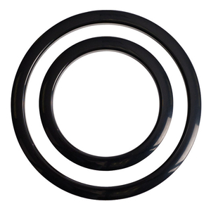 Gibraltar Port Hole Protector 6" Black Finish - Pk 1