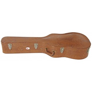 CLASSICAL GTR CASE ARCHED TOP BROWN CROC VINYL C