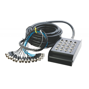On Stage In-Line Audio Series Stage Snake Box -12 x 4, 100FT