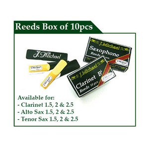 JMichael Alto Saxophone Reeds, Size 15  (10pk)