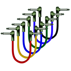 Kirlin PAN6243-1 Patch Cables Multi colour 1ft 6 pack