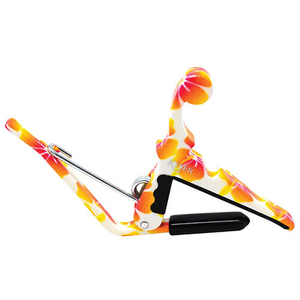 Kyser Quick-Change Ukulele Capo in Pastel Hibiscus Finish