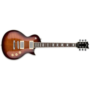 LTD EC 256 FLAME TOP DARK BROWN SBST