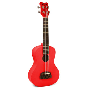 Kohala Series Soprano Ukulele in Red with Natural Satin Finish