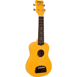 Kohala Series Soprano Ukulele in Yellow with Natural Satin Finish