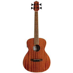 Lanikai Mahogany Series AC/EL Bass Ukulele in Natural Satin Finish