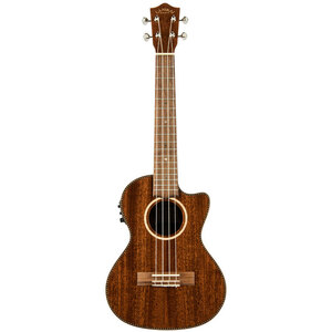 Lanikai Mahogany Series All Solid Tenor AC/EL Ukulele in Natural Gloss Finish