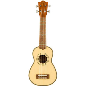 Lanikai Solid Spruce Top Series Soprano Ukulele in Natural Satin Finish