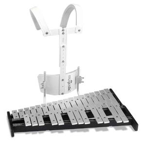 Majestic MB2525A Marching Glockenspiel 25 Octave Aluminium with Frame &amp; Harness