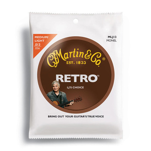 Martin Retro "Laurence Juber" Medium Light Guitar String Set (13-56)