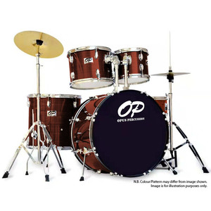 Opus Percussion 5-Piece Fusion Drum Kit in Wine Red