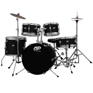 Opus Percussion 5-Piece Junior Drum Kit in Black