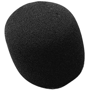 MICROPHONE WINDSCREEN FOAM BLACK EACH