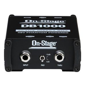 On Stage Phantom Powered Active Direct Box