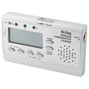 On Stage Chromatic Tuner with Built-In Mic &amp; Pitch Pipe Function