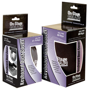 On Stage 61-76 Key Keyboard Dust Cover in Black