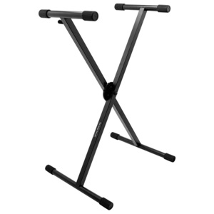On Stage Pro Heavy Duty Single X-Braced Ergo-Lok Keyboard Stand