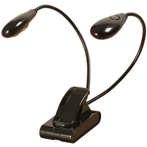 On Stage Clip-On Light with 4 White High Intensity LED Lights