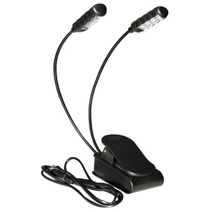 On Stage Clip-On USB Rechargeable Dual Sheet Music Light
