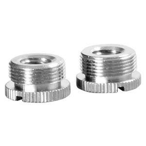 On Stage Mic Screw Adaptor -5/8" Male to 3/8" Female Knurled