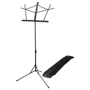 On Stage Sheet Music Stand Detatchable Bookplate in Black with Bag