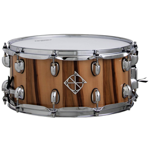 Dixon Cornerstone Series American Red Gum Snare Drum in Gloss Natural - 14 x 6.5"