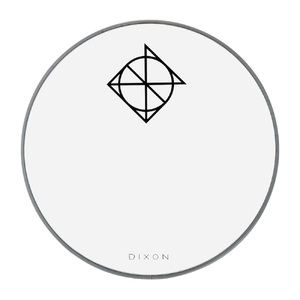Dixon 18" Bass Drum Head Clear with Muffler Ring, Resonant Side (0250mm)
