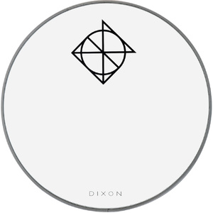Dixon 24" Bass Drum Head Clear with Muffler Ring, Resonant Side (0250mm)