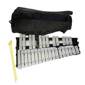Percussion Plus 30-Note Glockenspiel with Black