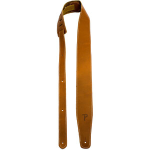 Perris 25" Baseball Leather Guitar Strap in Sunflower
