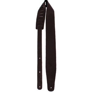 Perris 25" Saddle Leather Guitar Strap in Black