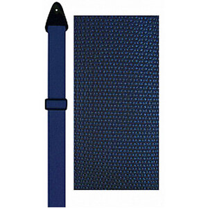 Perris 2" Poly Pro Navy Blue Guitar Strap with Leather ends