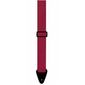 Perris 2" Poly Pro Burgundy Guitar Strap with Leather ends