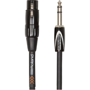 Roland RCC-10-TRXF Interconnect TRS to XLRF 10ft
