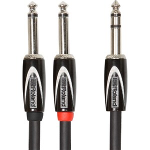 Roland RCC-5-TR28V2 Interconnect TRS to 2TS 5ft