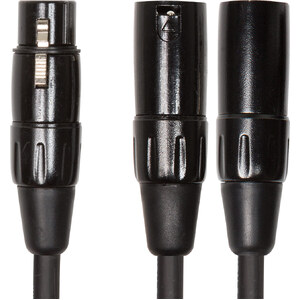 Roland RCC-YC-XF2XM Interconnect XLRF to 2XLRM 30cm