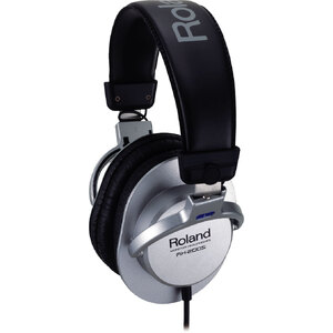 Roland RH-200S Monitor Headphones Silver / Straight cord