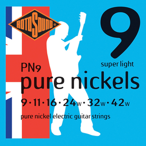 RotoSound PN9 Pure Nickels Electric String Set 9 - 42