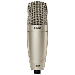 Shure KSM32/SL Embossed Single-Diaphragm Microphone with Shock &amp; Swivel Mounts